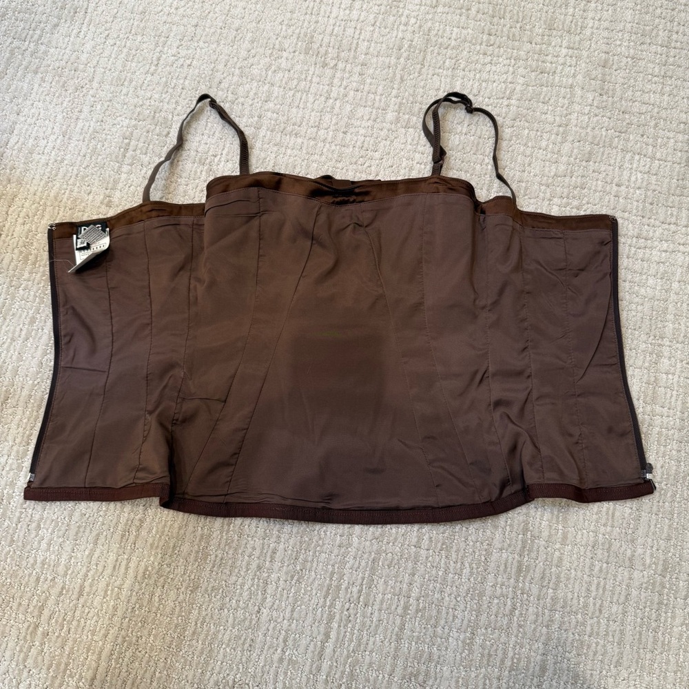 Dolce & Gabbana Brown Silk Camisole EUC - Picture 5 of 13